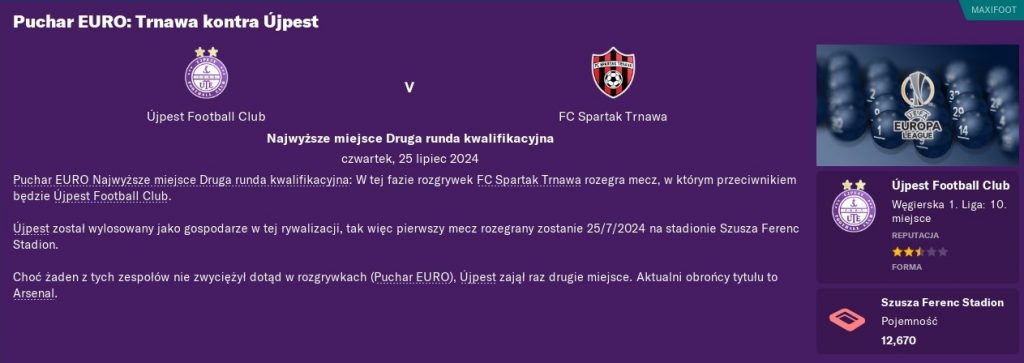Spartak Trnawa vs Ujpest