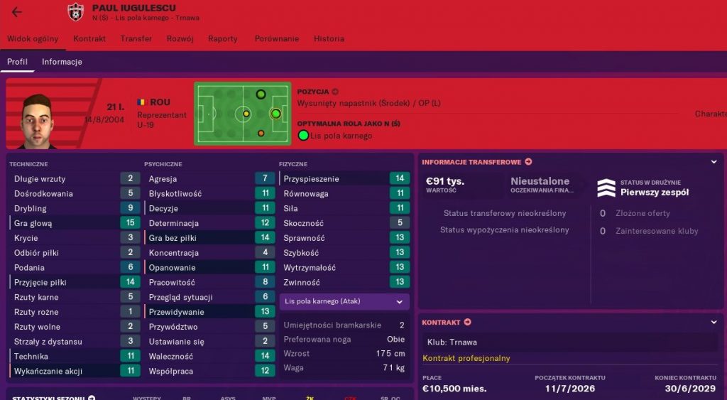 Paul Iugulescu Football Manager