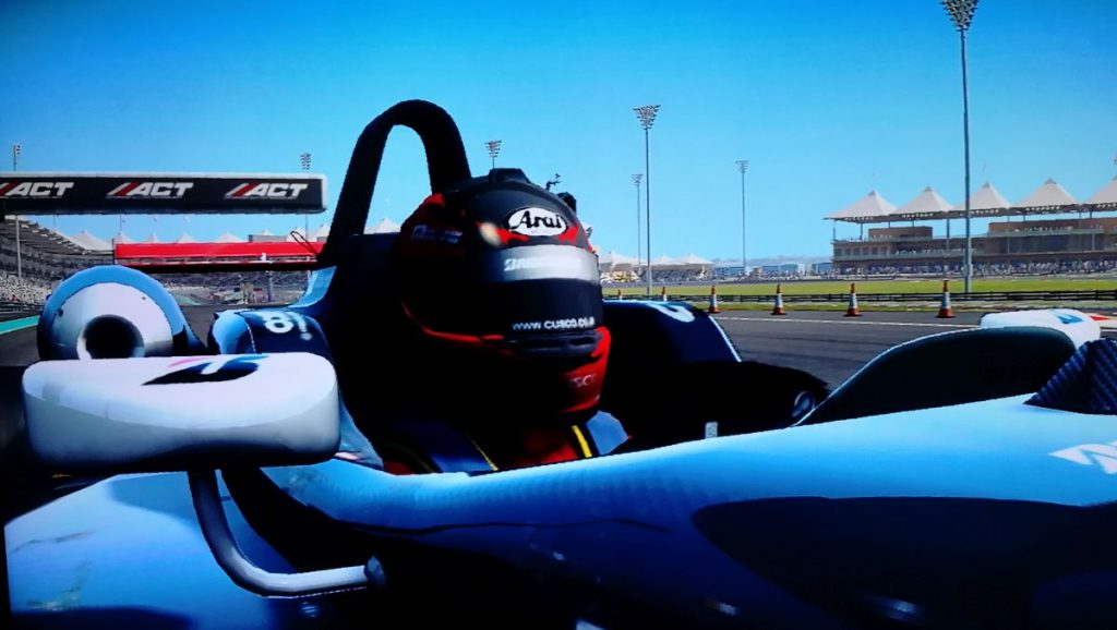 Driving Cusco Racing Formula C