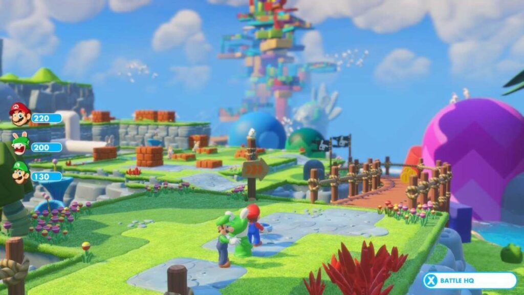 Mario Rabbids Ancient Gardens