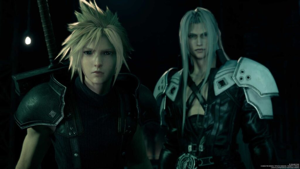 Cloud and Sephirot FF7 Rebirth