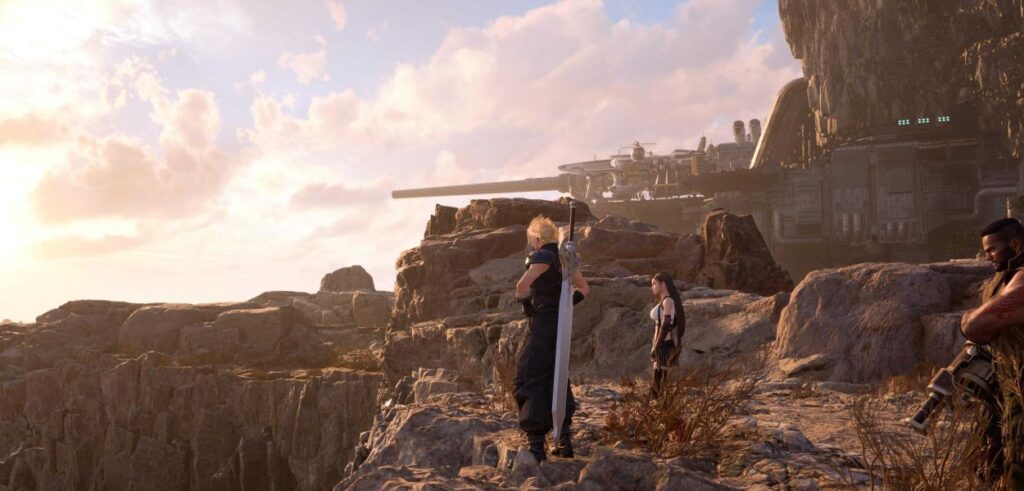 Cloud Tifa Barret FF7 Rebirth