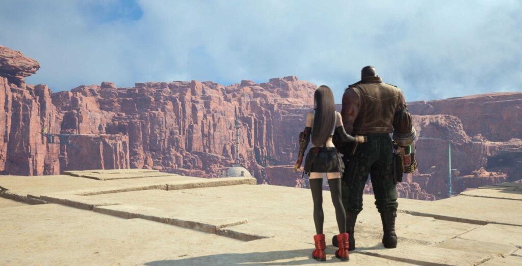 Barret Tifa Cosmo Canyon