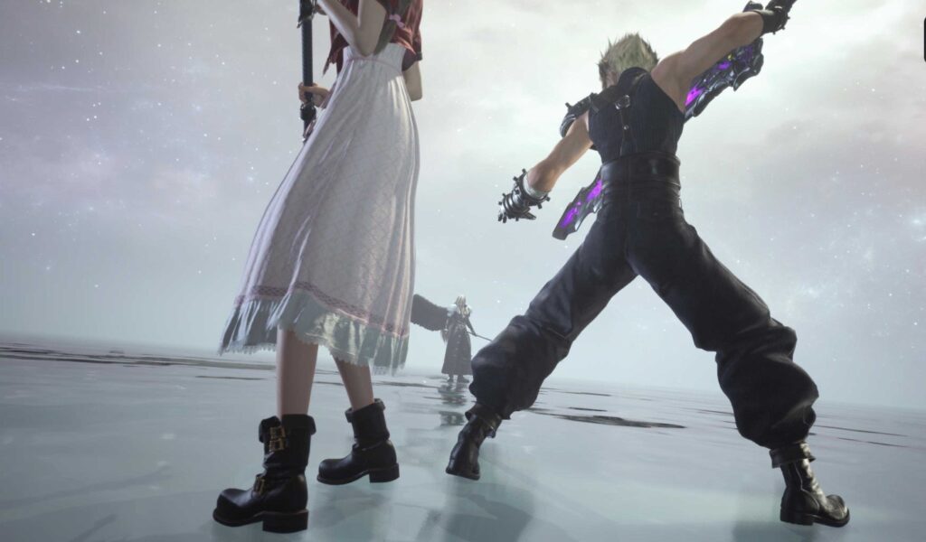 Cloud and Aerith vs Sephirot FF7 Rebirth