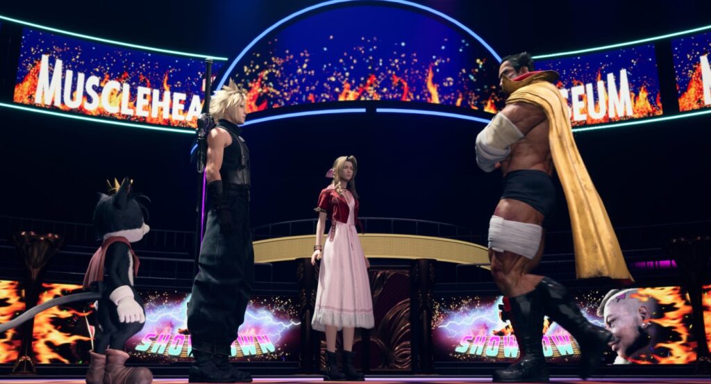 Musclehead Colloseum Final Fantasy 7 Rebirth