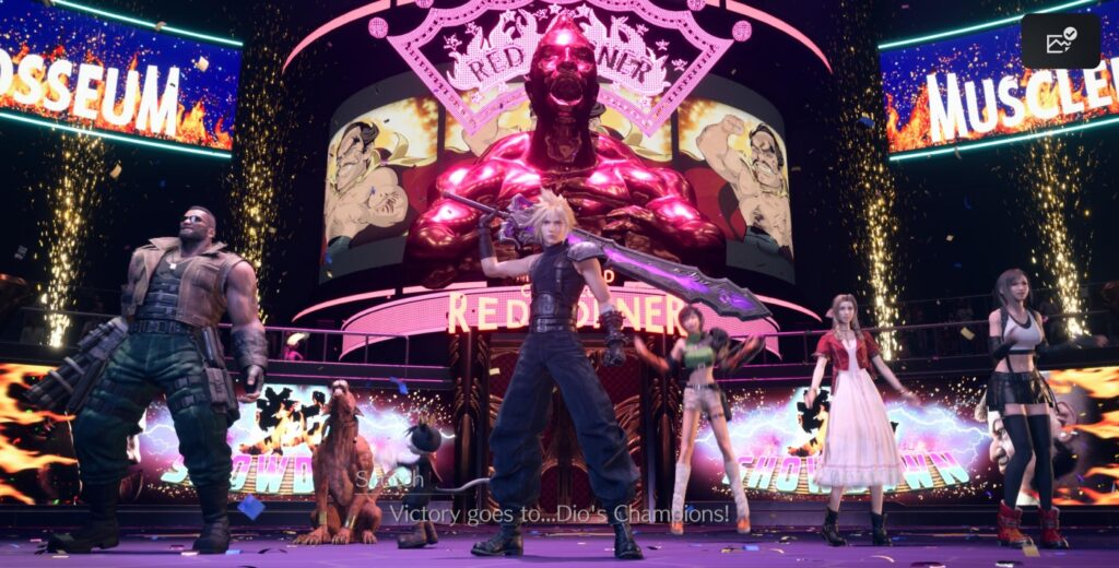 Victory over Don Corneo Colloseum