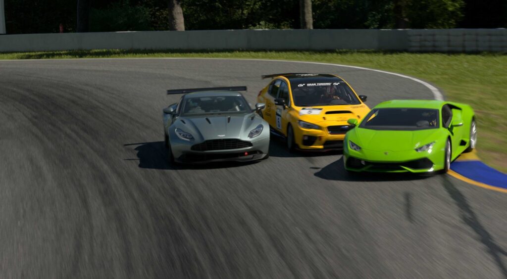 Subaru wrx gr 4 vs huracan GT7