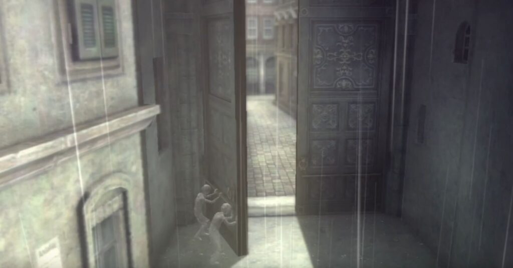 Rain PS3 game - closing the door