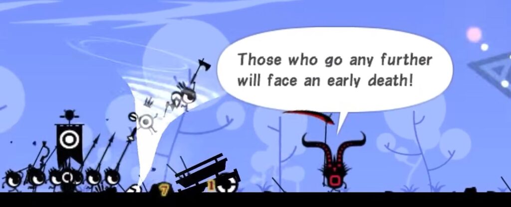 Patapons vs Gong first battle