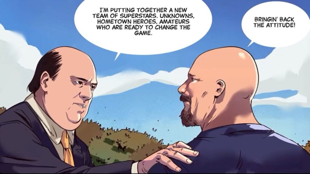 WWE 2K Battleground Heyman and Stone Cold