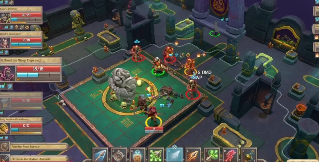 Rescuing Aureline in the Crypt Fort Triumph