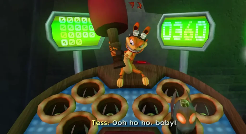 Whack-a-MetalHead minigame