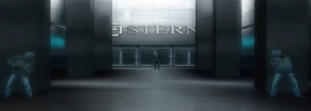 Jack Wade in Stern Corp Building