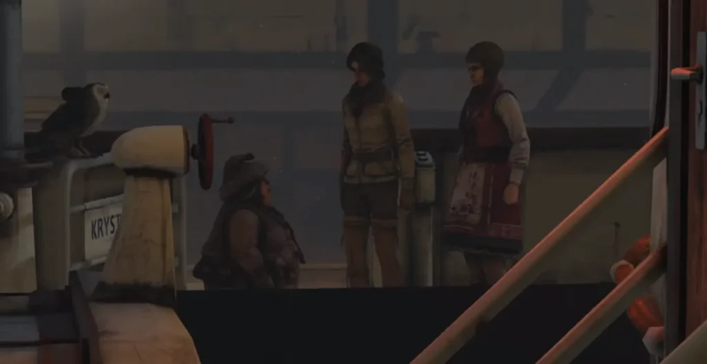 Kate Walker, Ayavaska and Sarah in Valsembor