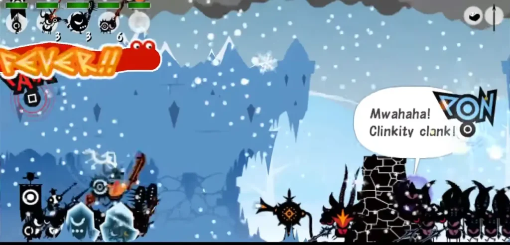 Patapons in Ice Tunnel