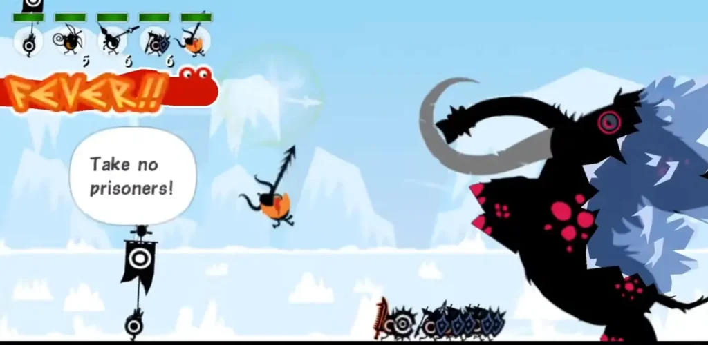 Patapons vs Mammoth
